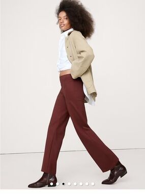 NWT Banana Republic STRAIGHT EVERYWHERE PONTE ANKLE PANT small